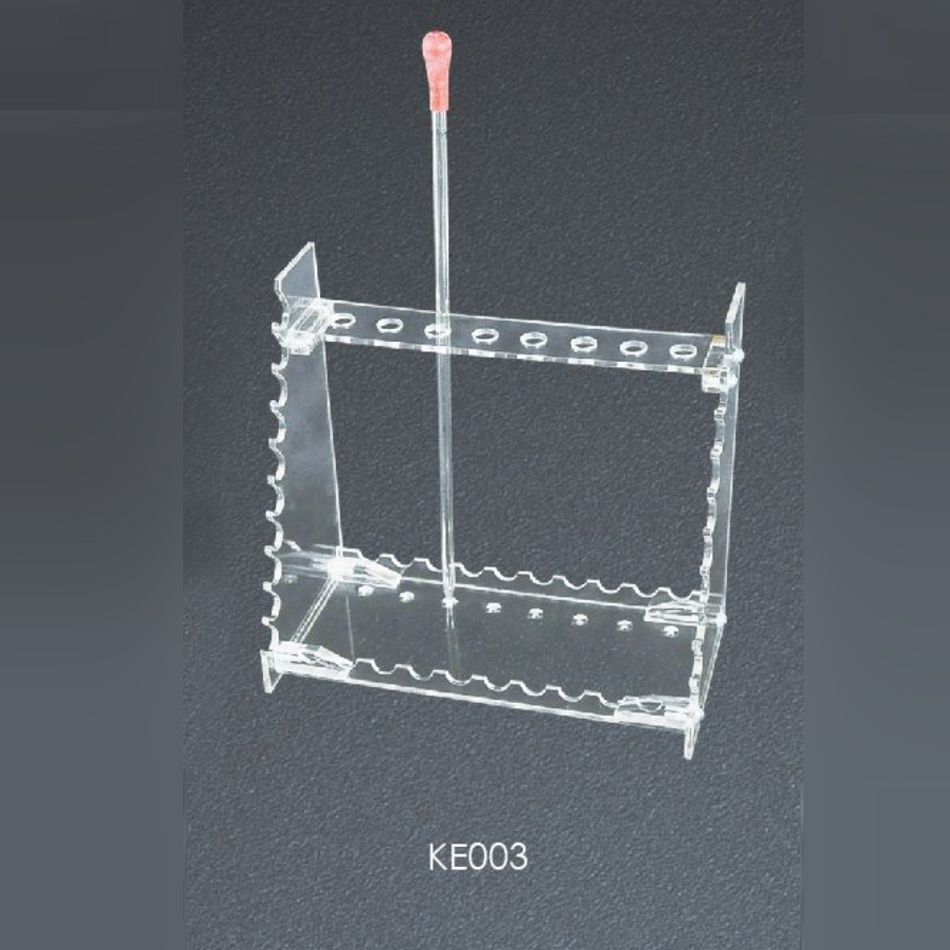 Organic trapezium transfer pipette rack