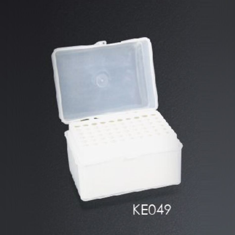 81 well cryovial storage box